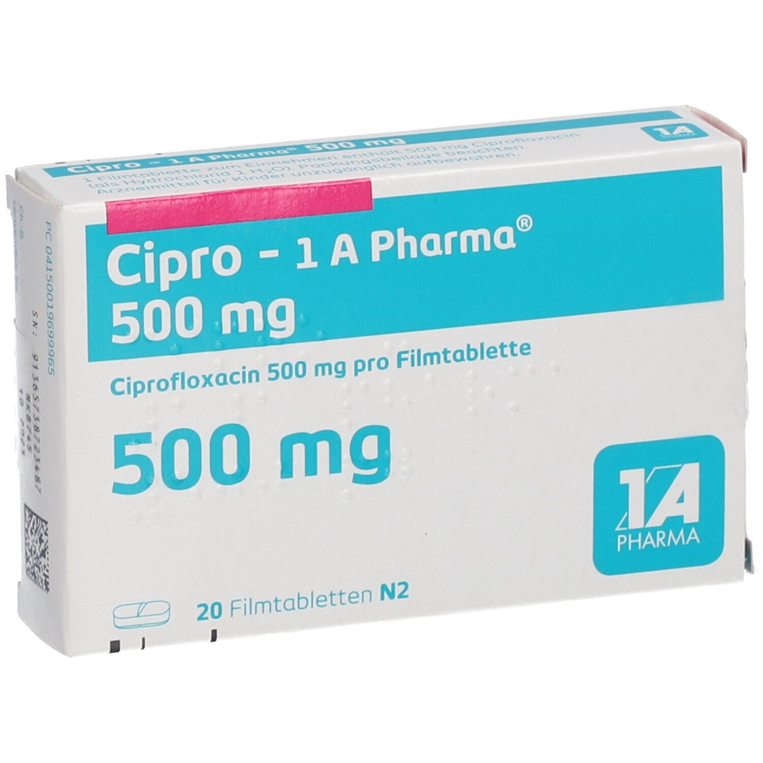 Cipro 500 mg iv