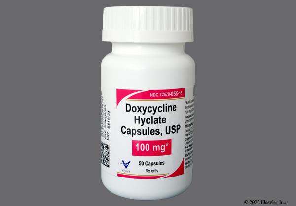 Doxycycline hyclate 100 mg online