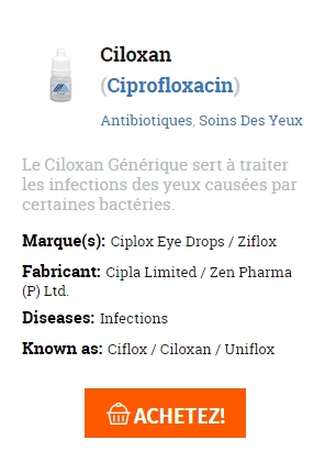 Ciplox Le Moins Cher