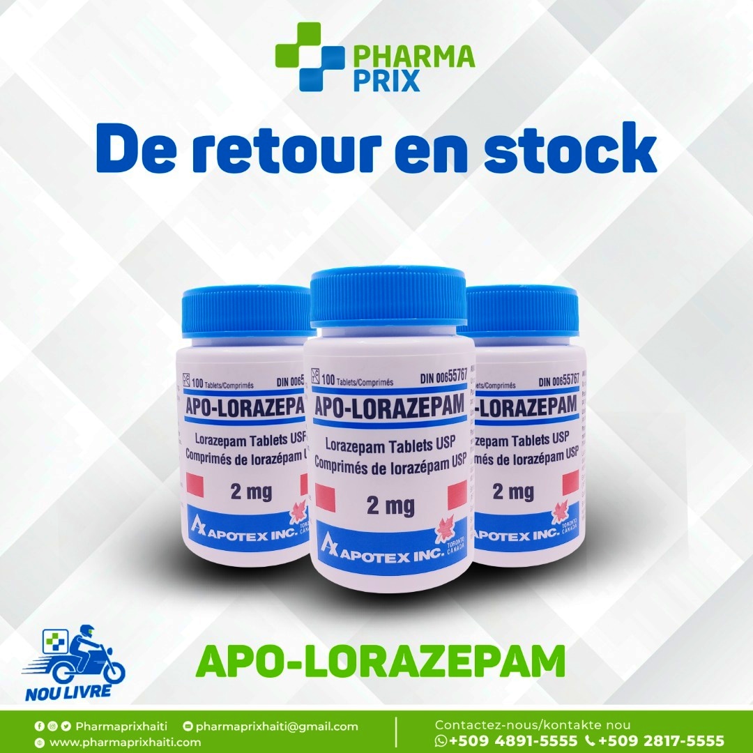 prix du lorazépam