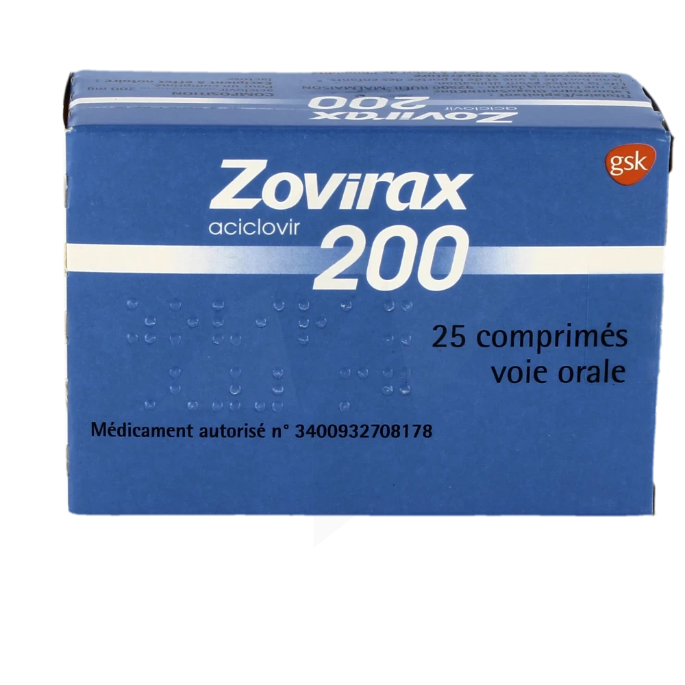 Prix de zovirax