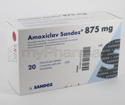 amoxicilline sandoz 1 g prix