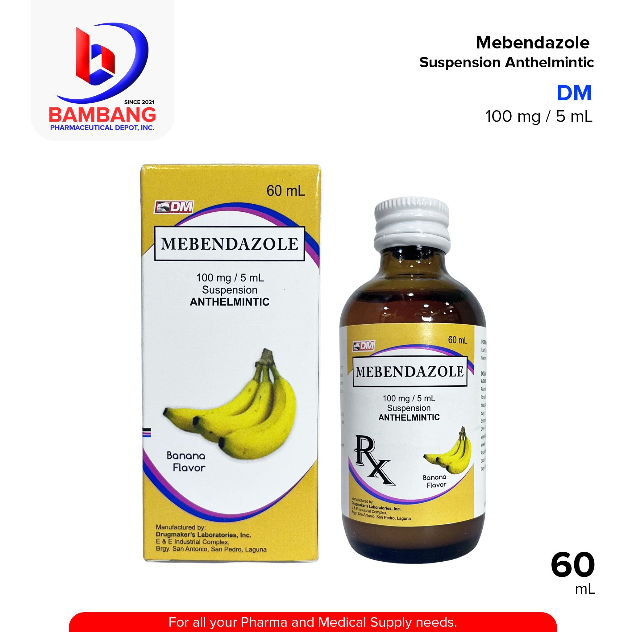 Mebendazole moins cher
