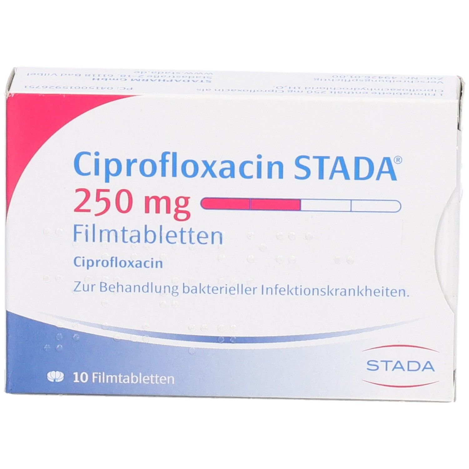 Ciprofloxacin stada 250 mg