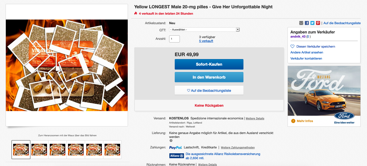 Tadalafil 20mg Vidalista