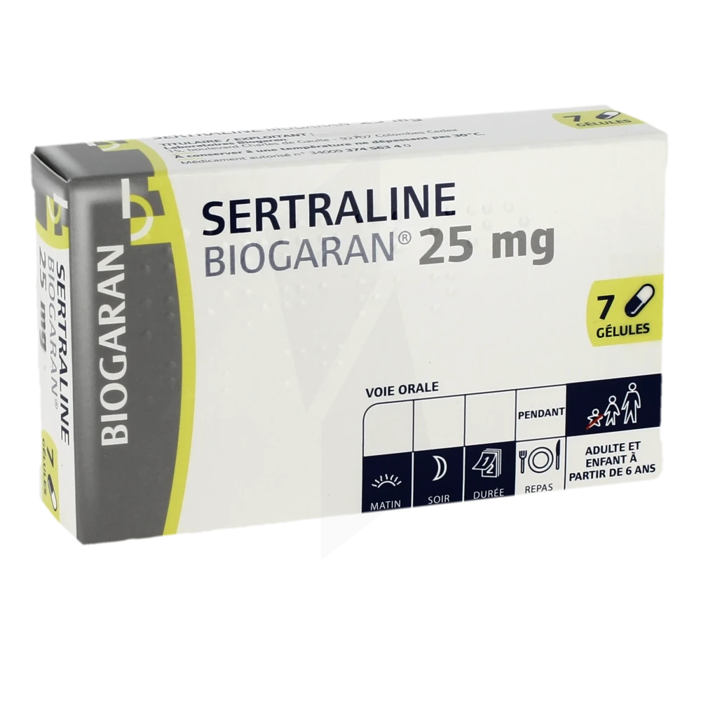 Sertraline 25 mg mylan