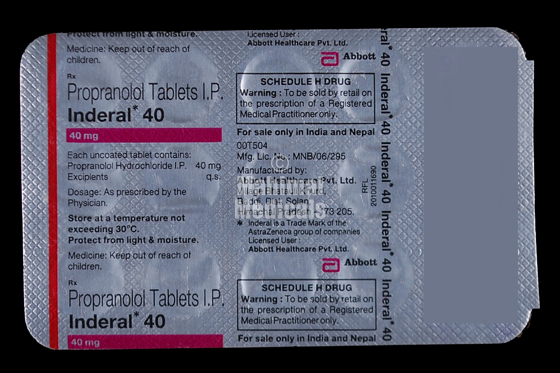 Prix Inderal 40 Mg