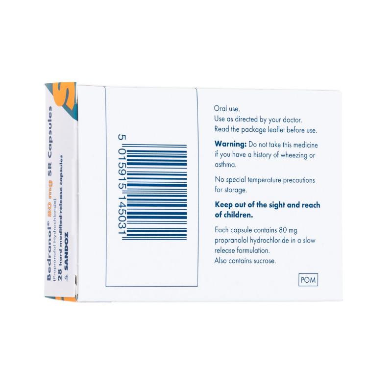 Propranolol chlorhydrate 80 mg