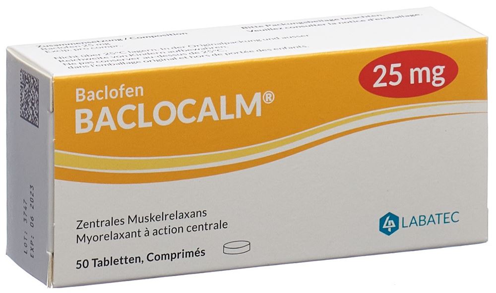Commander baclofen