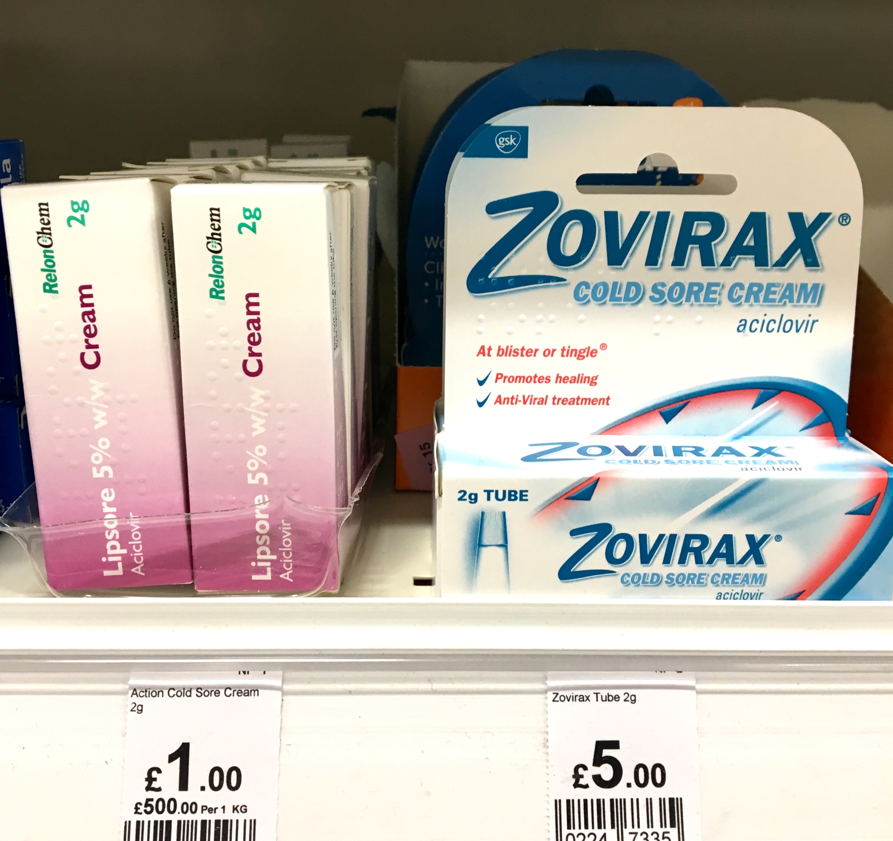 Aciclovir Arrow Prix