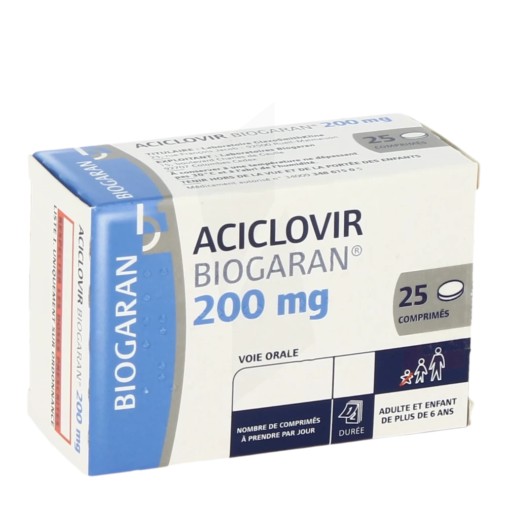 aciclovir comprimés sans ordonnance pharmacie