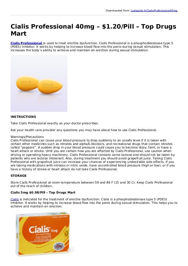 Cialis 5mg Treatment