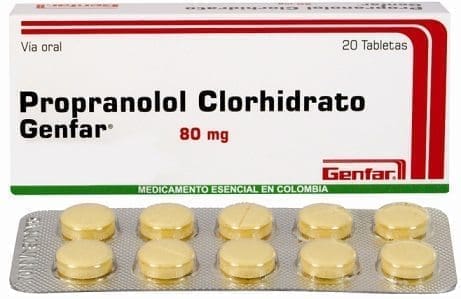 Propranolol chlorhydrate 80 mg