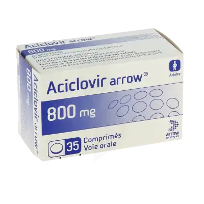 aciclovir comprime prix