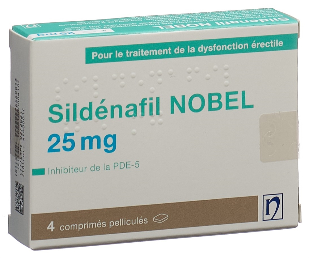 Sildénafil 25 mg sans ordonnance