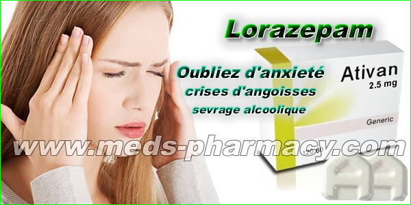lorazepam sans ordonnance