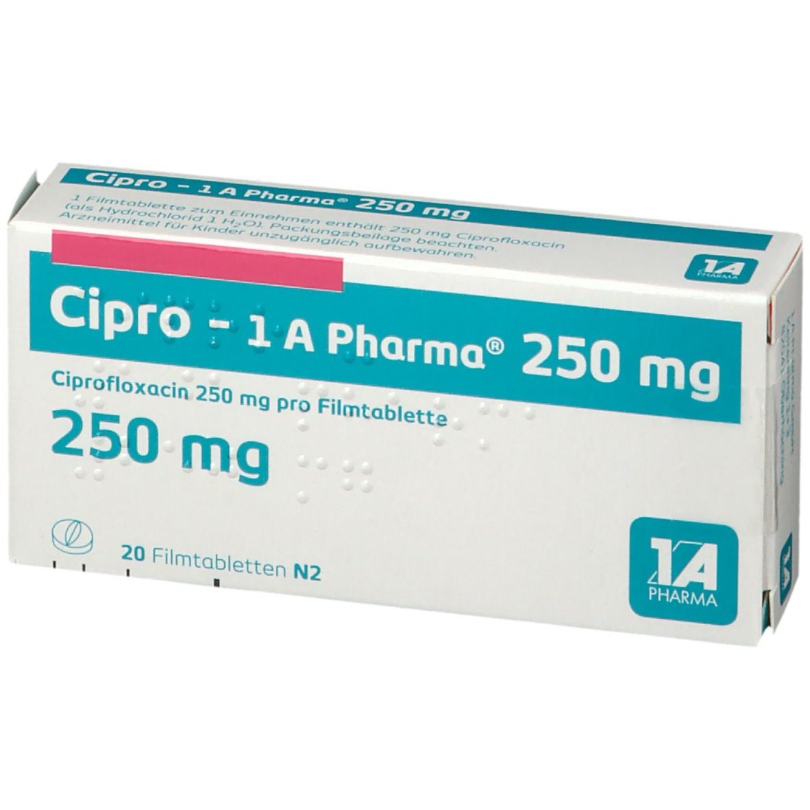 ciprofloxacin ratio 250 mg