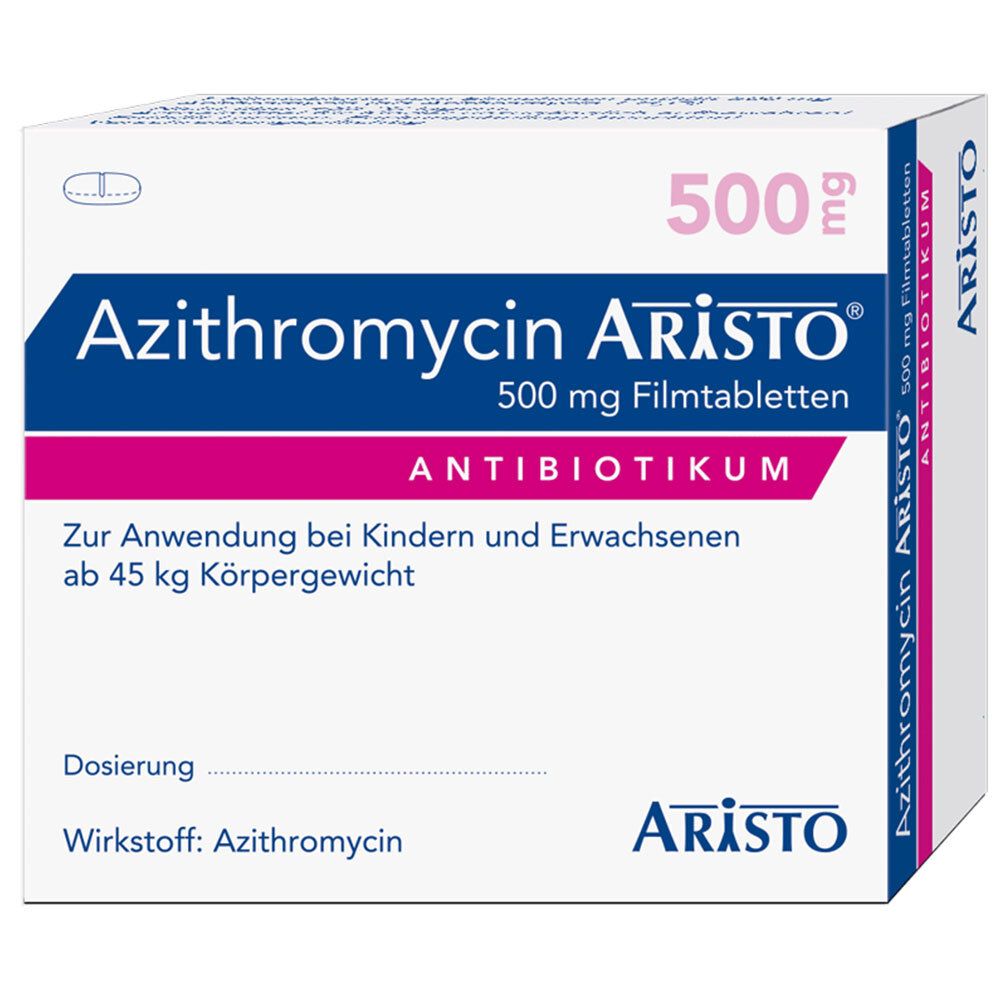 3 azithromycin 500 mg