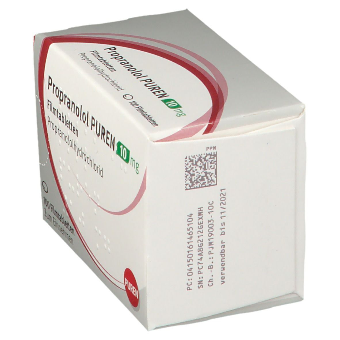 Propranolol la 10 mg
