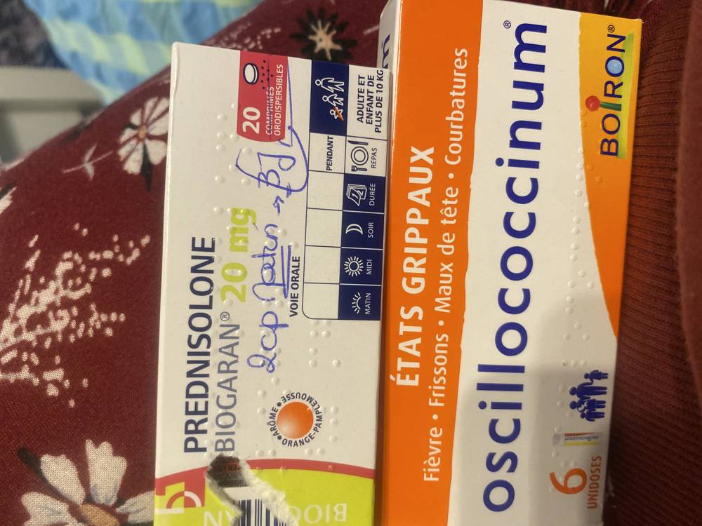 prednisolone 20 mg pour les dents