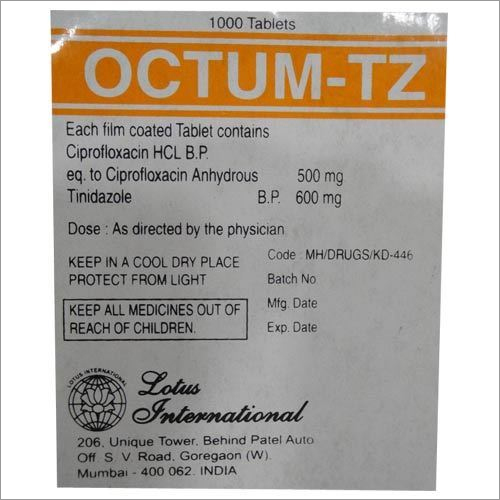 Ciprofloxacin hcl 1000 mg