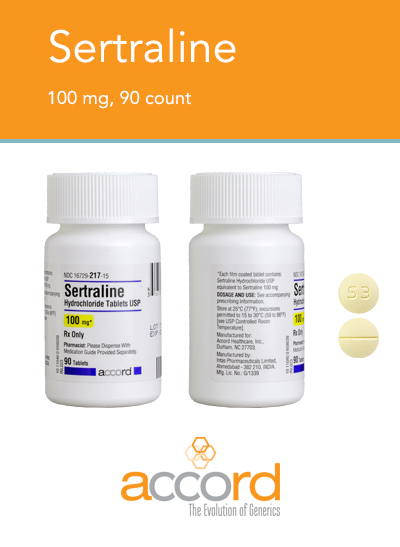 Sertraline 100mg ndc