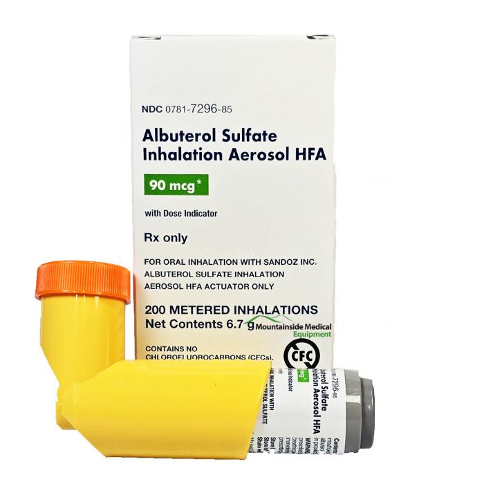 Albuterol inhaler in france
