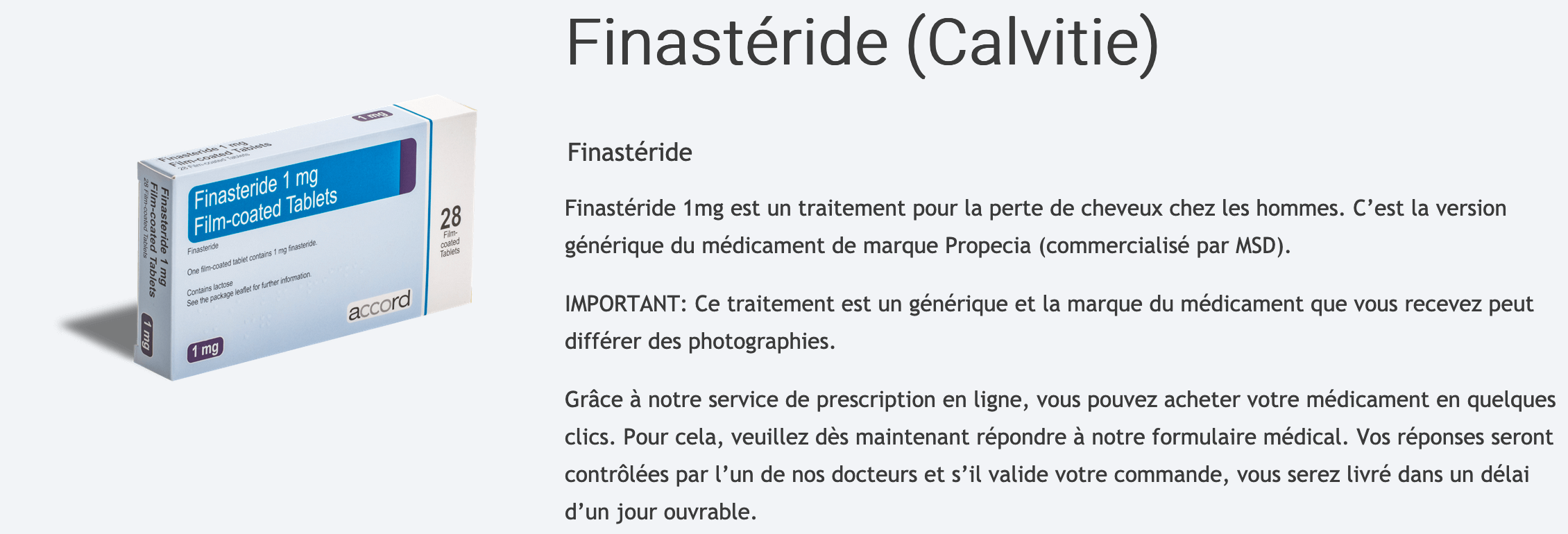 Acheter finasteride 1mg