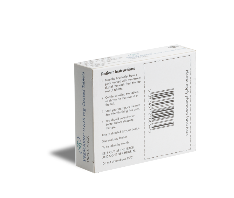 Oestrogènes conjugués 0.625mg