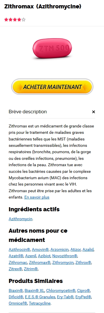 zithromax comment acheter