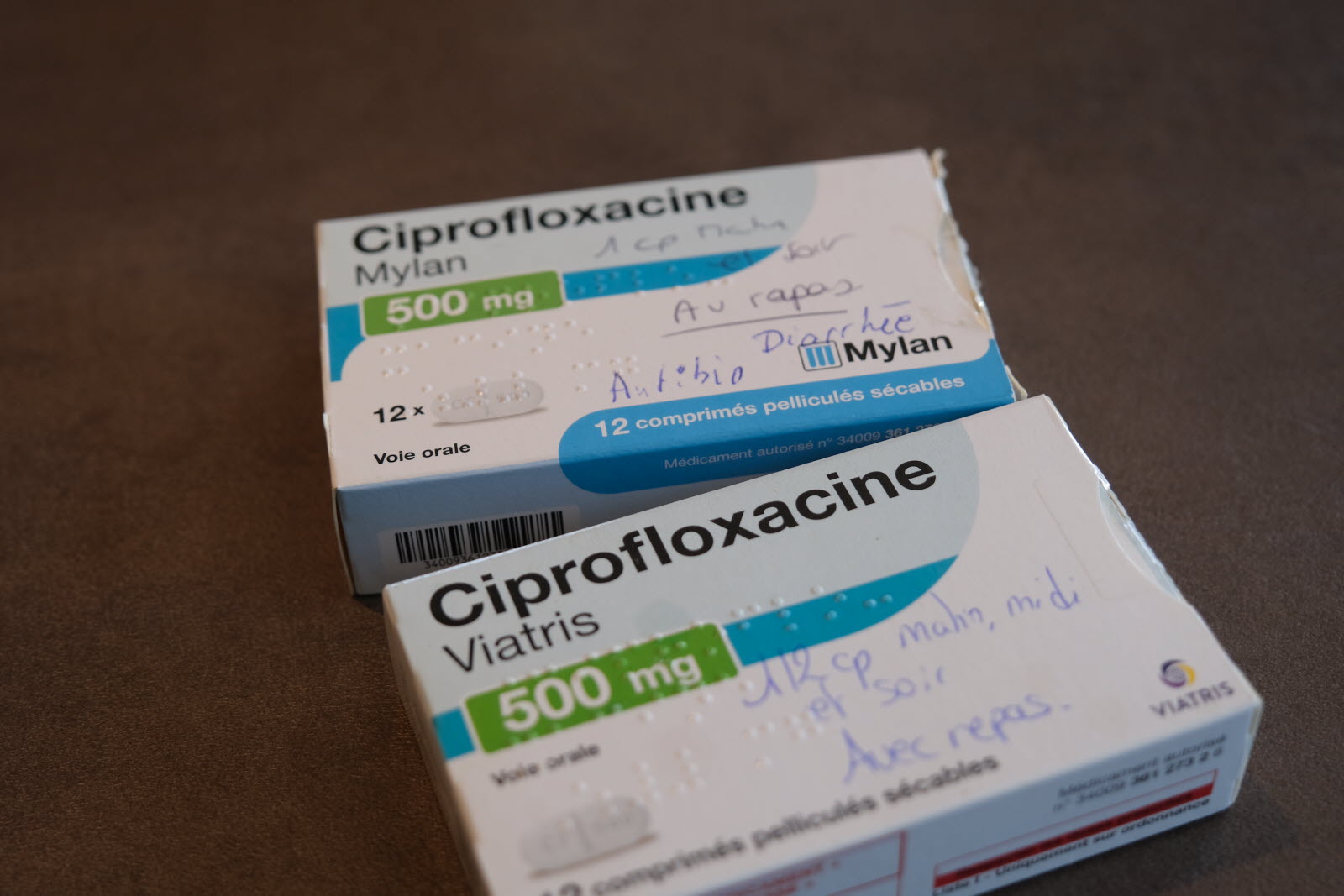 Ciprofloxacin 500 mg en francais