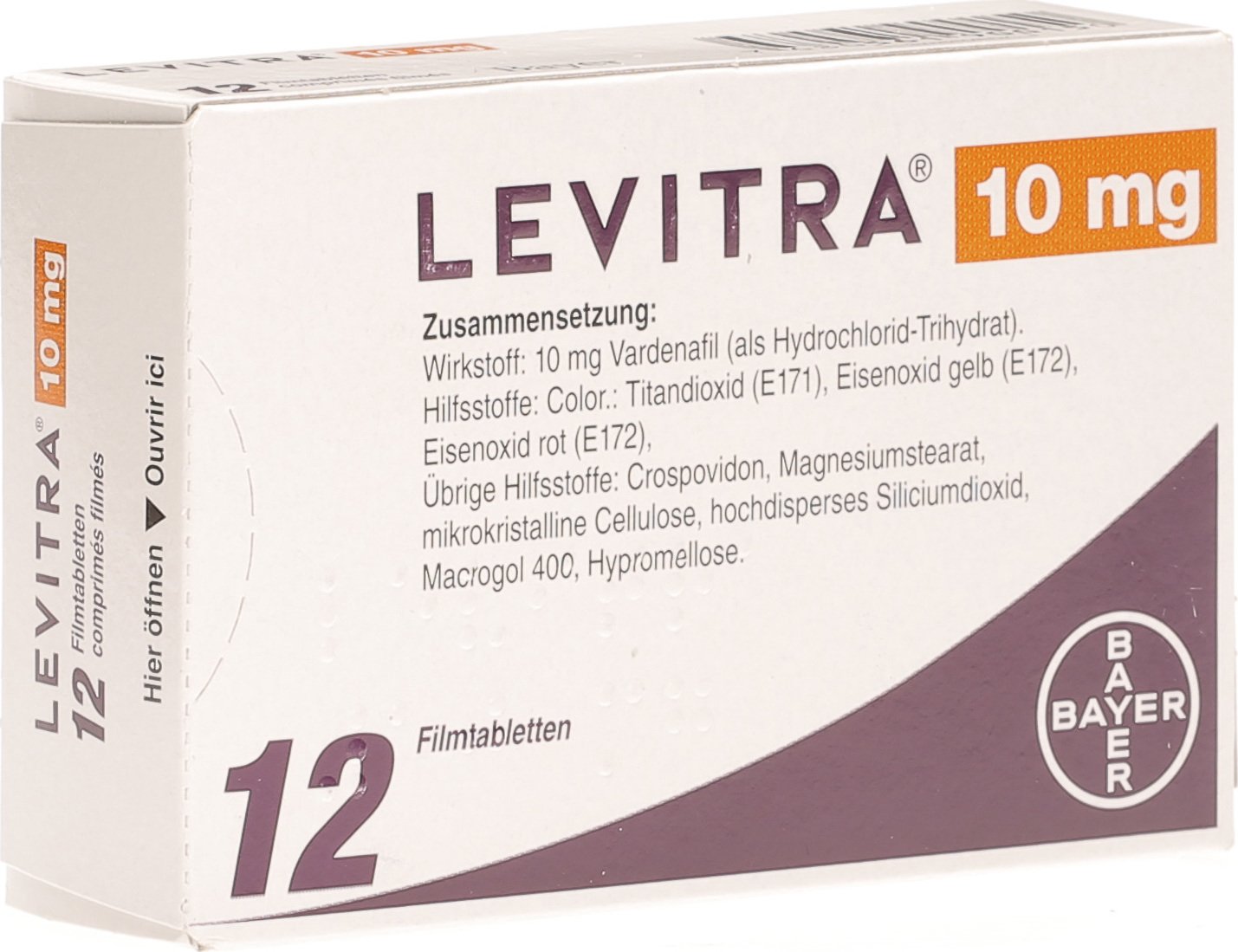 Levitra 10mg schmelztabletten