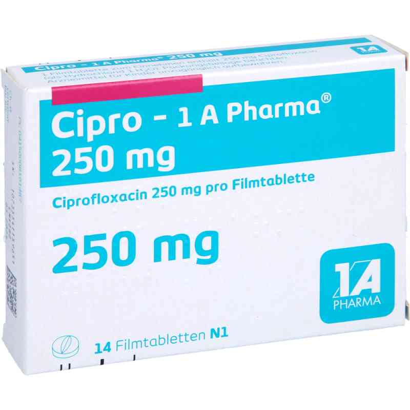 Ciprofloxacin 1a 250 mg