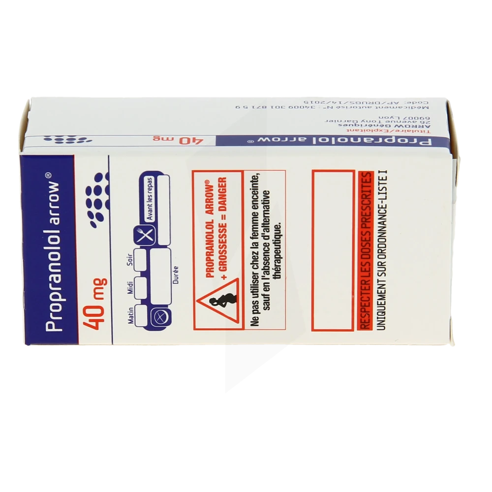 propranolol 40 generique