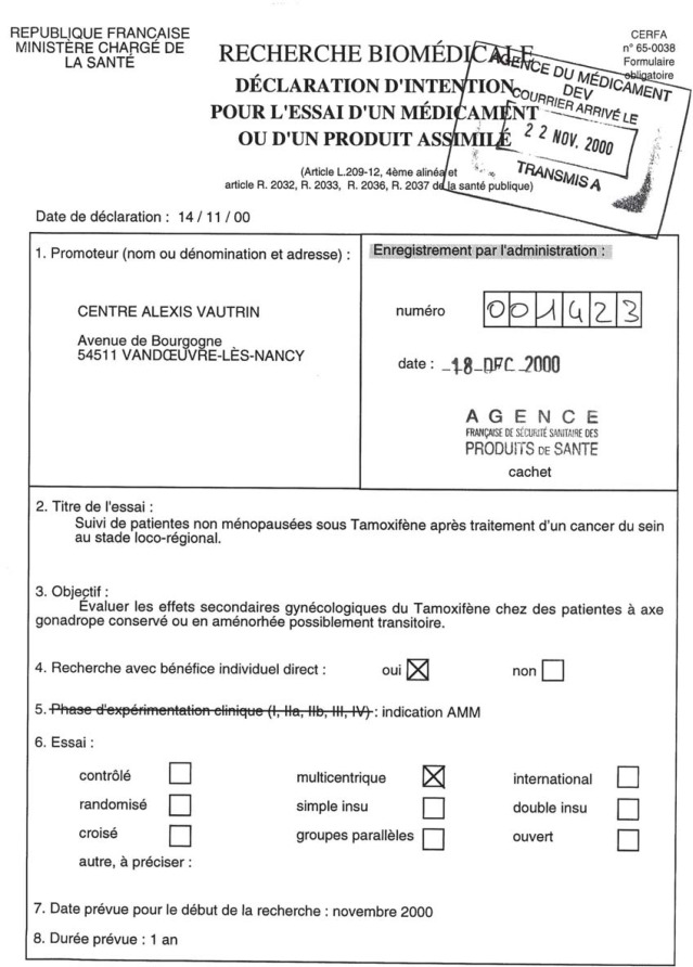 Tamoxifène online