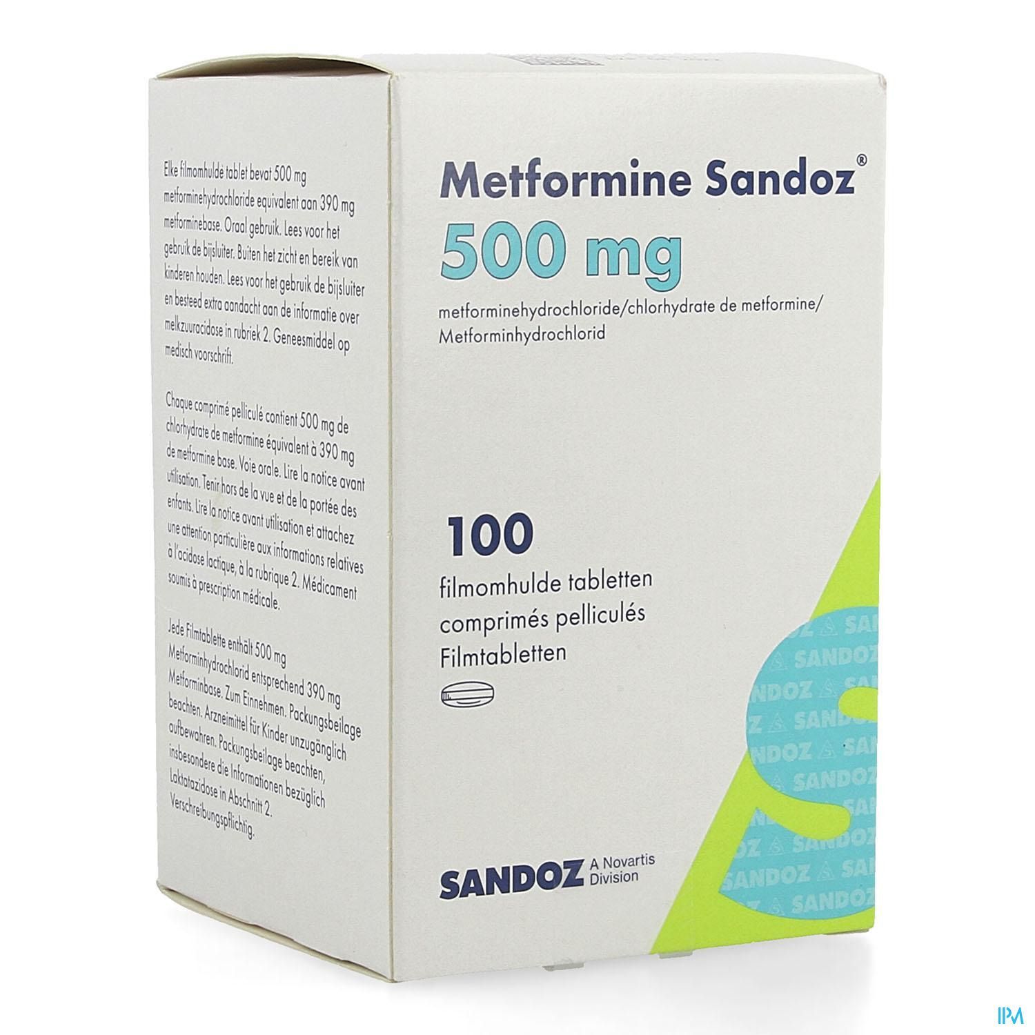 Metformine 500 prix