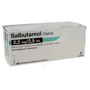 Salbutamol aerosol prix