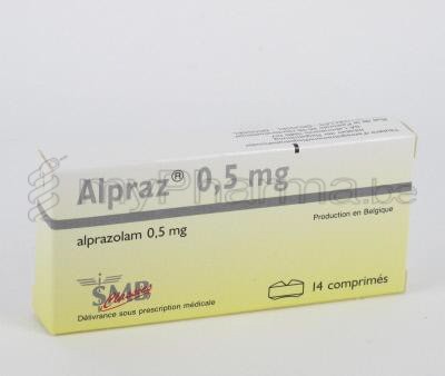 alprazolam 0.5 prix belgique