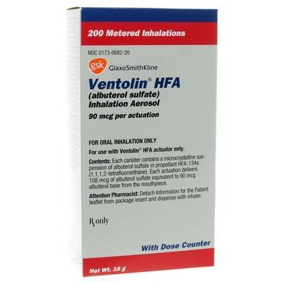 Ventolin Over The Counter France