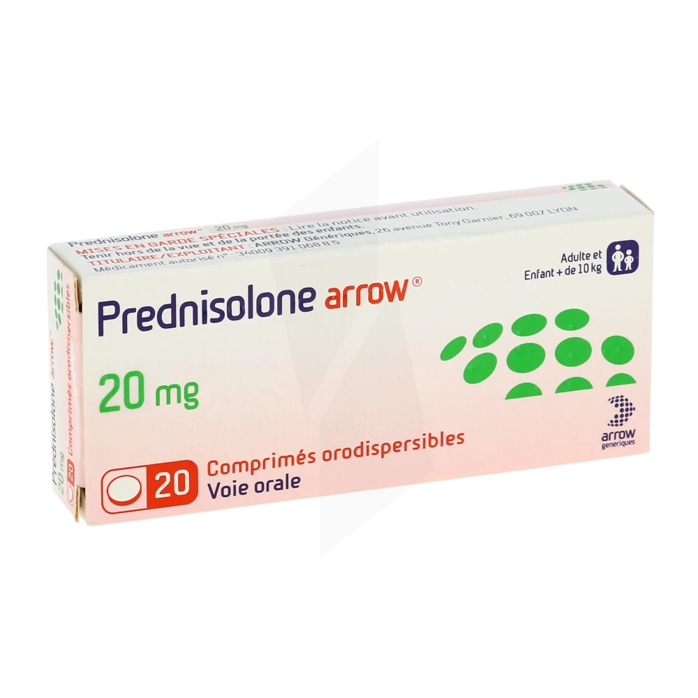 Prix Prednisolone 20 Mg