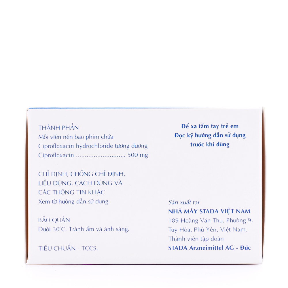 Ciprofloxacin 500 mg stada