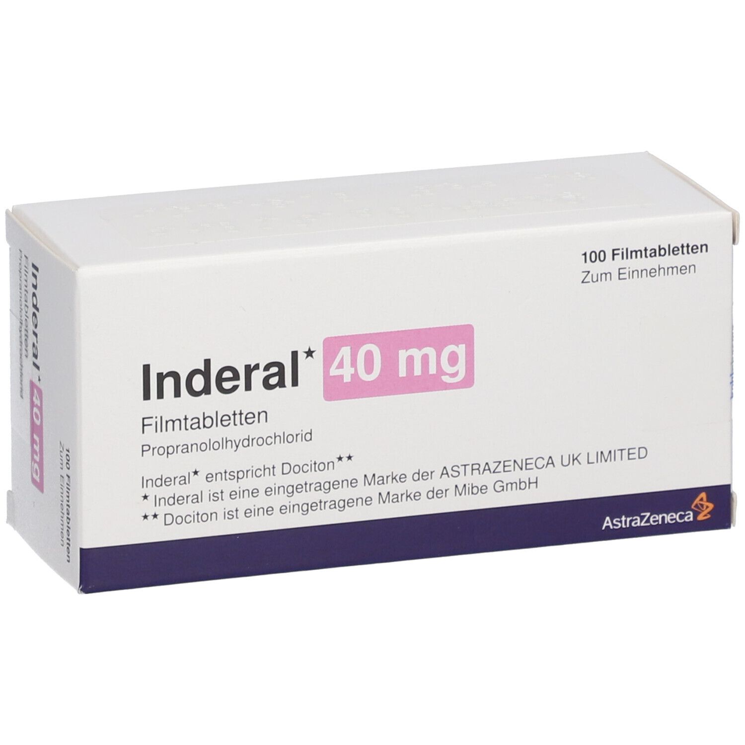 Inderal 30 Cpr 40 Mg