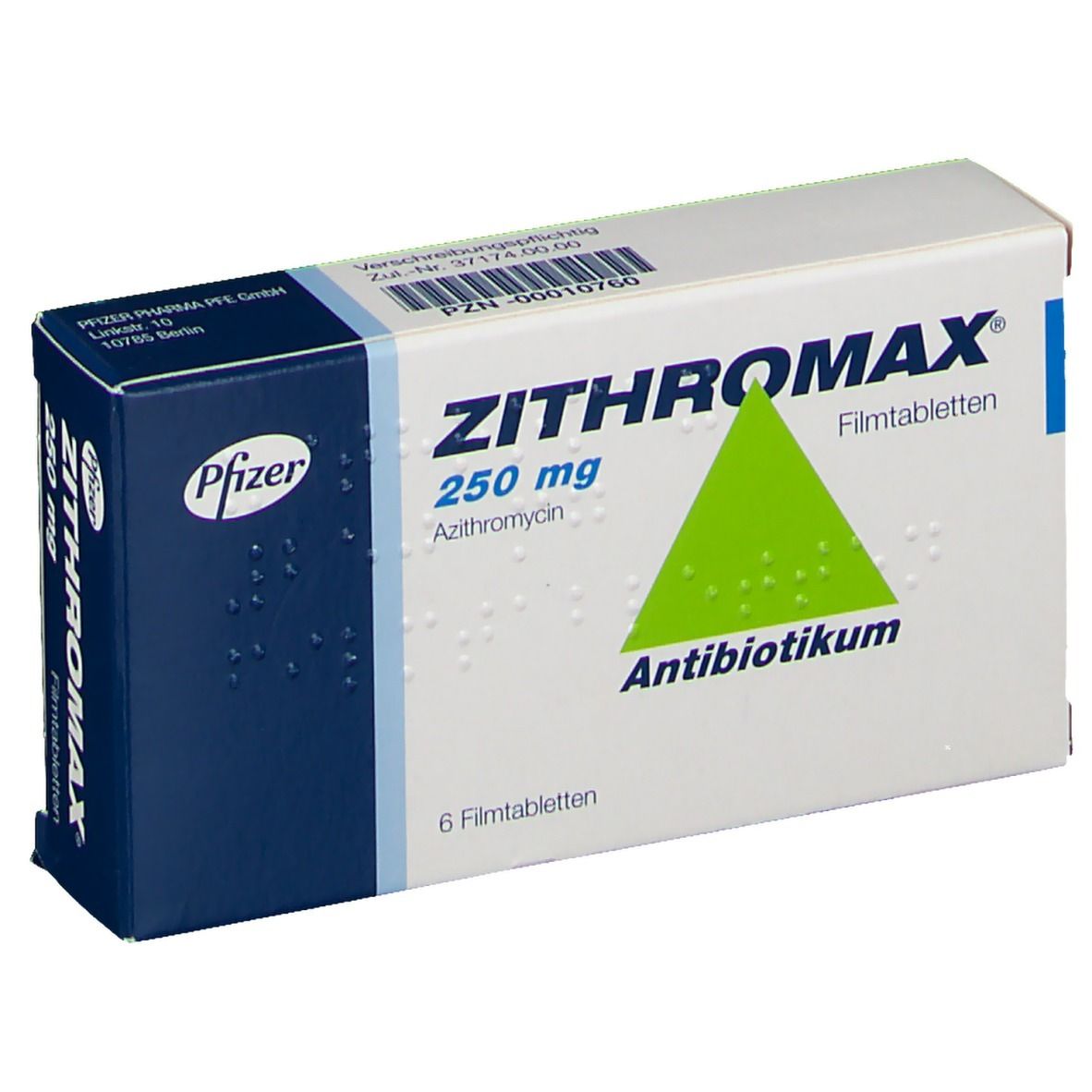 Zithromax 250 mg cpr 6