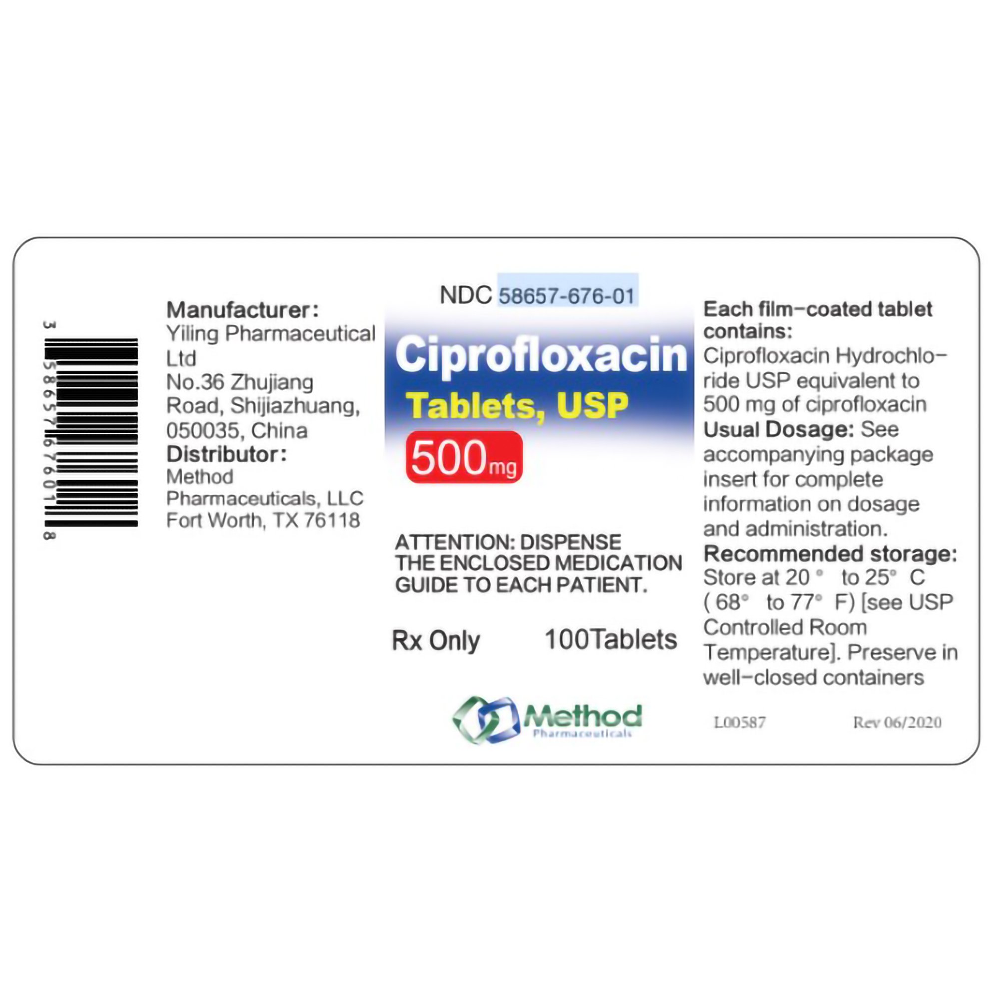 Ciprofloxacin 500mg 5312