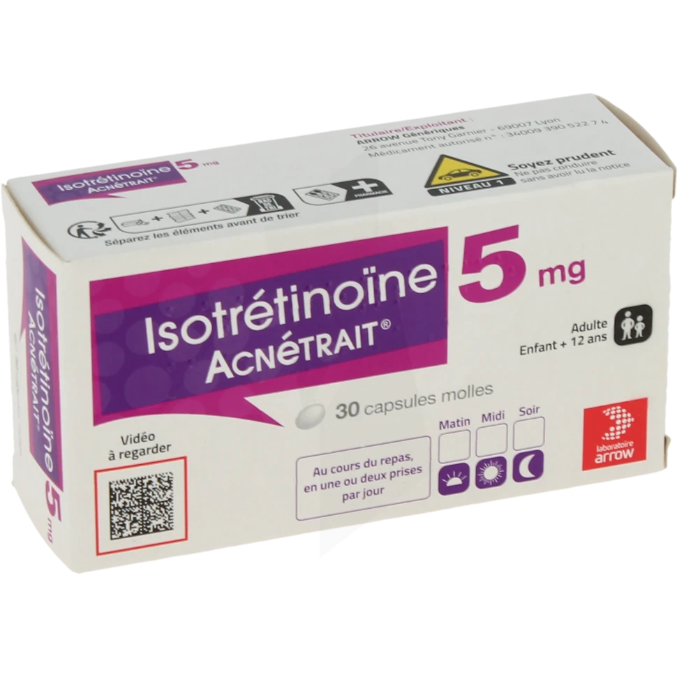 isotretinoin prix france