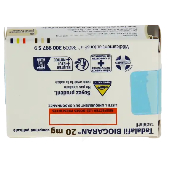 Tadalafil 20mg vente