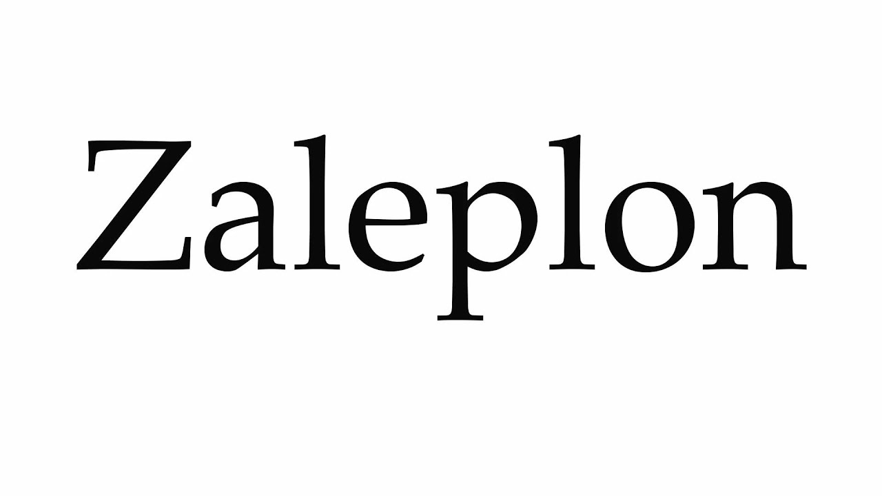 zaleplon pilules