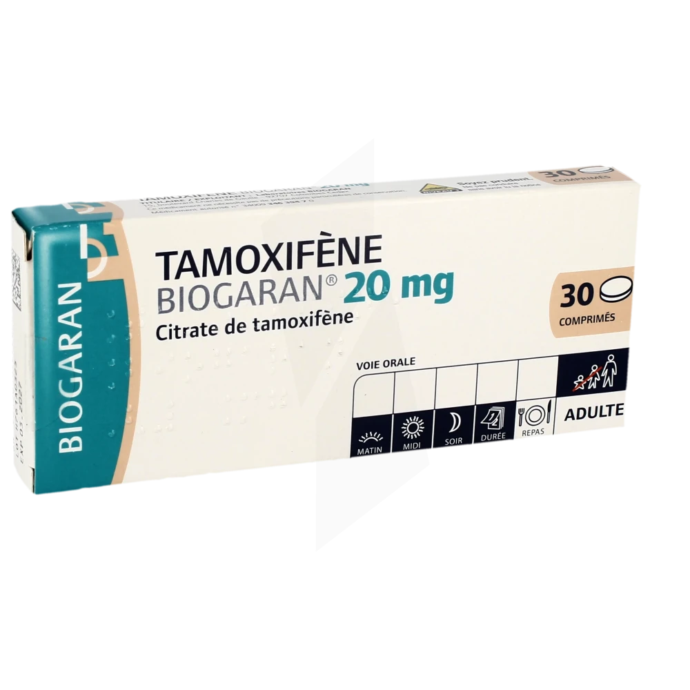 Tamoxifen 20 mg prix france