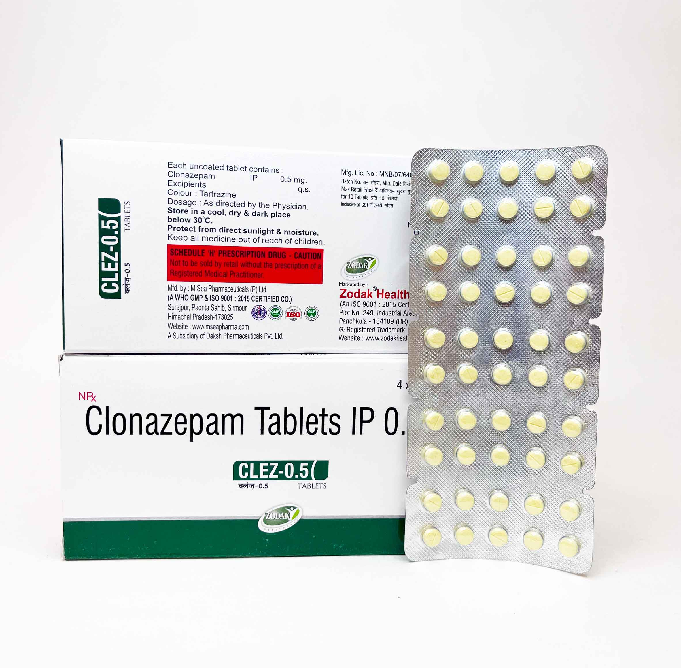 Clonazépam 0.5mg