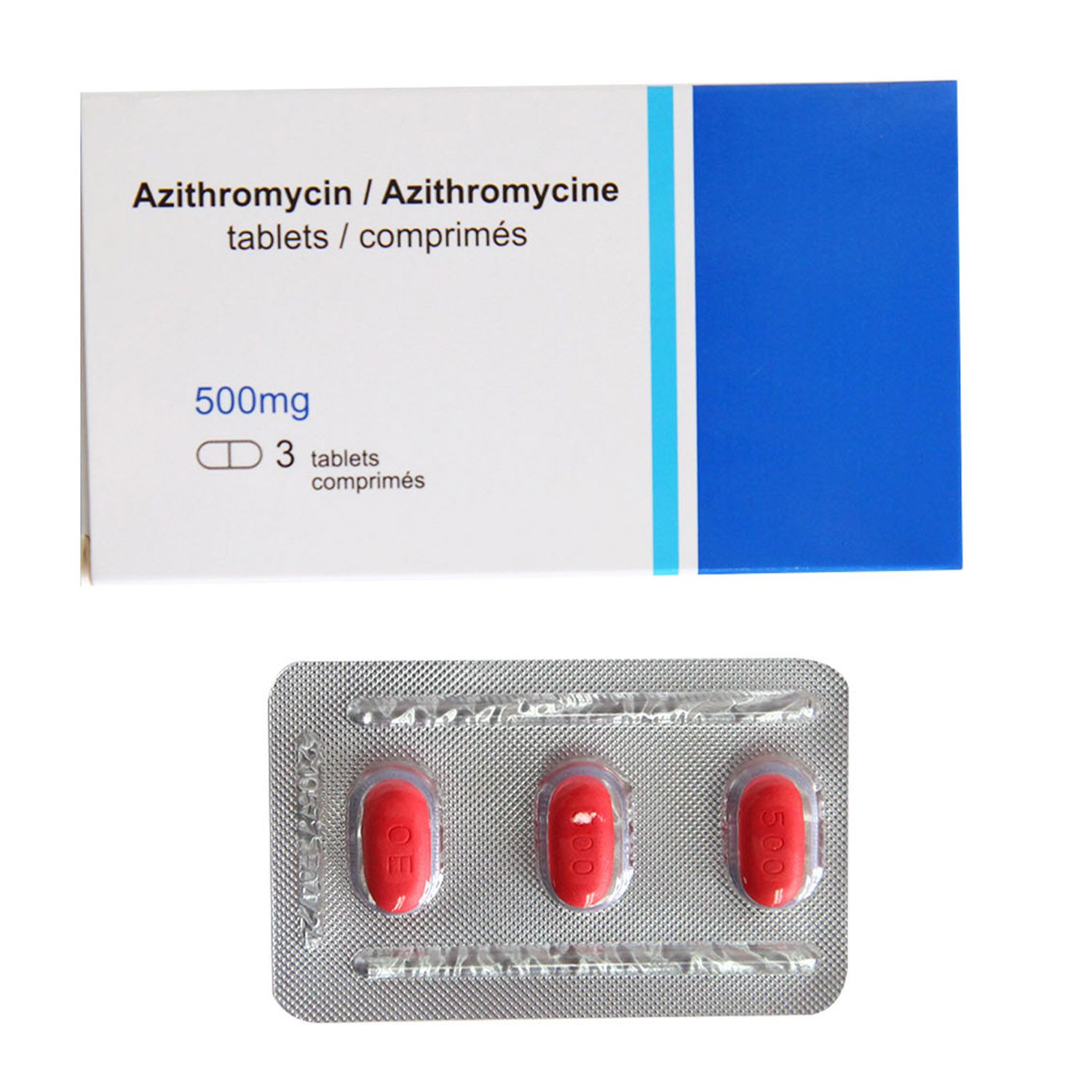 Zithromax 500 mg 3 comprimés prix